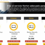 Precios de servicios de Norton