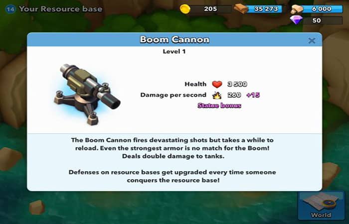 Consejos para Boom Beach para el barco de cañón