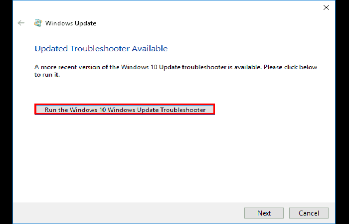 Error de actualización de Windows