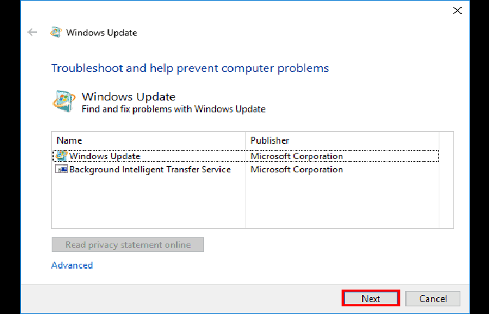 Error De Actualización De Windows