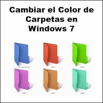 cambiar el color de carpetas en Windows 7