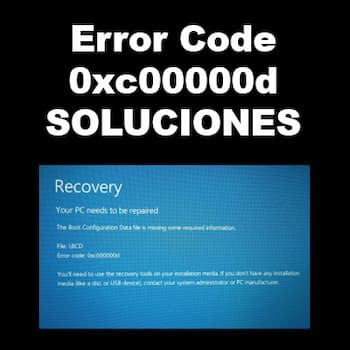 Error Code 0xc00000d en Windows | Soluciones