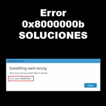 error 0x8000000b
