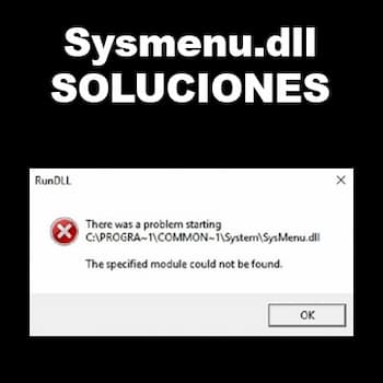 Error SysMenu.dll En Windows 10 | Soluciones