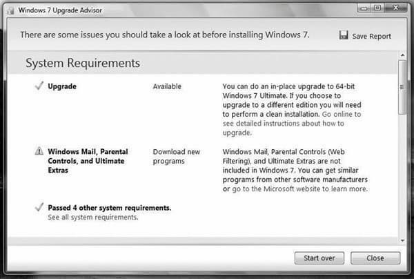 Asesor de Actualizaciones de Windows 7