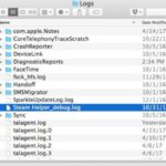 Borrar archivos de registro en MAC