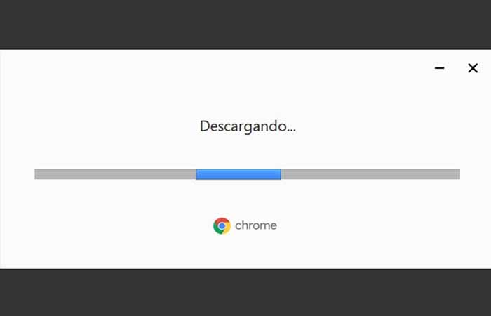 8gEl instalador de Google Chrome se instala automáticamente