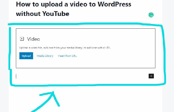 Cómo subir un video a WordPress