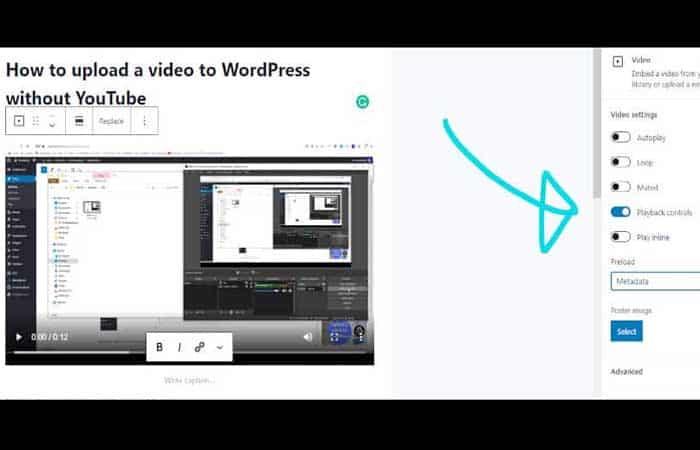 Subir un video a WordPress