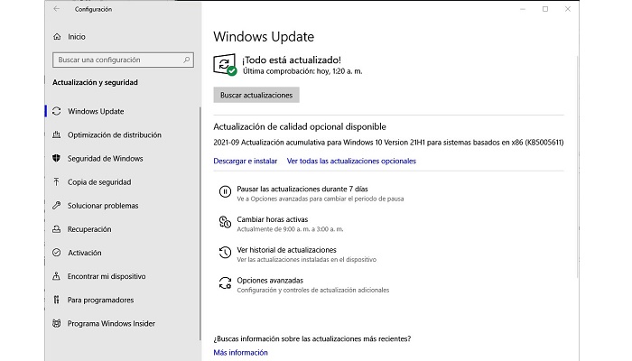 Windows Update No Funciona en Windows 10