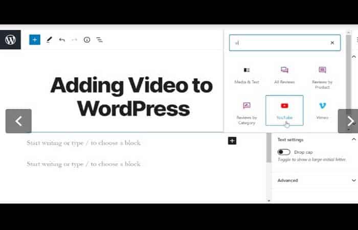 Agregar videos a WordPress