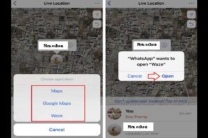 Cómo Abrir La Ubicación De Whatsapp En Waze, Google Maps O Apple Maps En Iphone