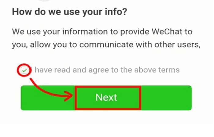 Cómo registrar una cuenta en WeChat