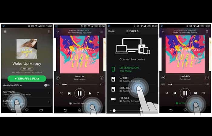 Spotify a Hisense Smart TV a través de Spotify Connect