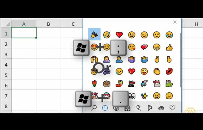 Emojis en Excel