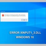 Cómo Solucionar El Error Xinput1_3.Dll No Encontrado