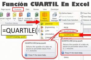 Cómo Usar La Función CUARTIL En Excel – Guía Completa