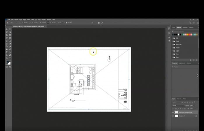 Trae PDF de dibujo CAD a Photoshop