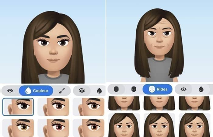 Corte de pelo, maquillaje, forma de ojos… Se ofrecen varias posibilidades al internauta para personalizar tu avatar.