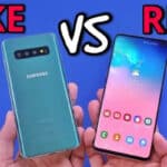 Samsung Galaxy S10 falso versus real