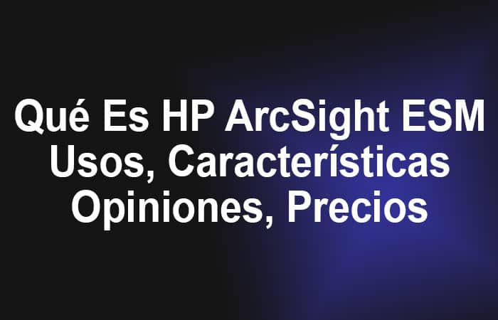 HP ArcSight ESM