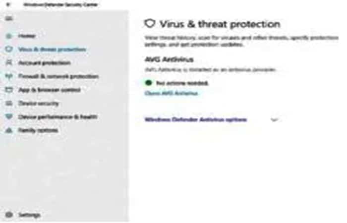Desinstalar un antivirus de terceros