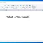 Qué es WordPad