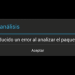 Se Ha Producido Un Error Al Analizar El Paquete | Soluciones