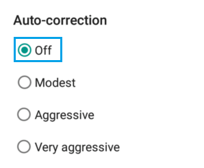 Turn OFF Auto Correction on Android Phone