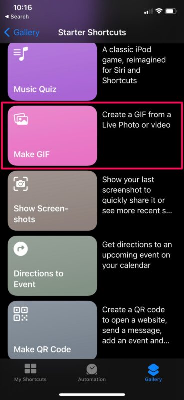 Cómo convertir un vídeo en GIF en el iPhone y el iPad