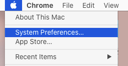 Abre las Preferencias del Sistema en el Mac