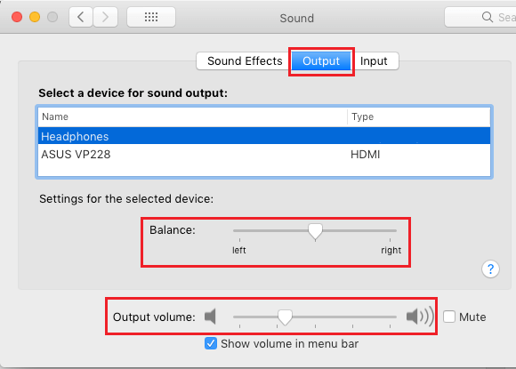Adjust Stereo Balance on Mac