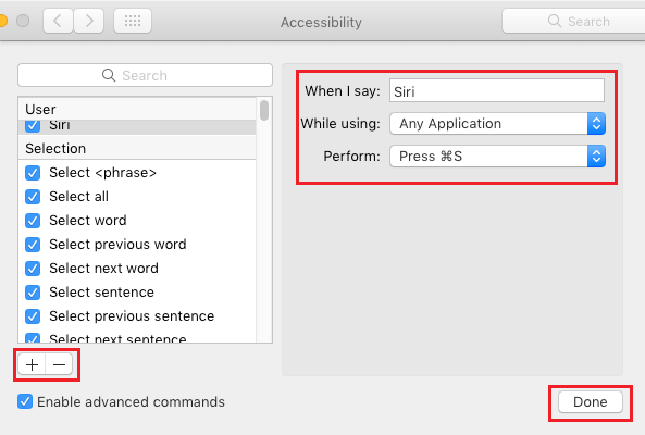 Create Dictation Command to Activate Siri on Mac