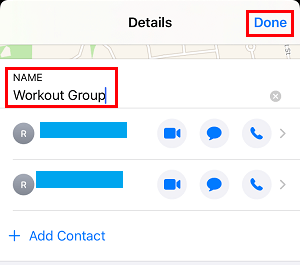 Rename Group Chat on iPhone