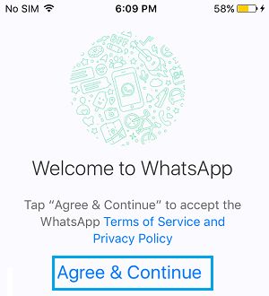 Agree to WhatsApp Terms and Conditions