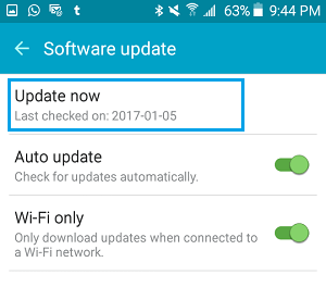 Manually Check For Software Updates On Android Phone