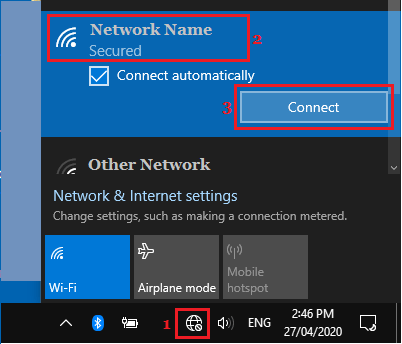 Connect to WiFi Network