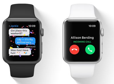 Calls and Messages on Apple Watch
