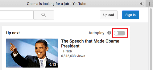 Turn OFF YouTube Autoplay on Mac