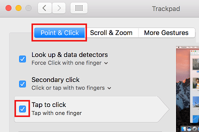 Enable or Disable Tap to Click on Mac