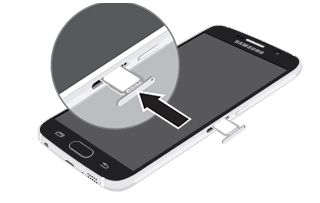 Sim Card Tray on Android Phone