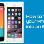 Flip Android Cellphone into iPhone Like System