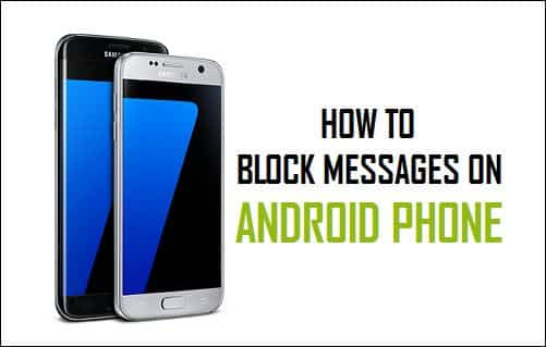 Block Text Messages On Android Phone