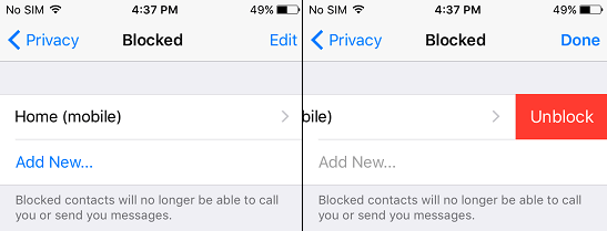 Unblock Contacts WhatsApp