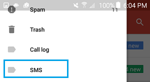 Dedicated SMS Label in Gmail