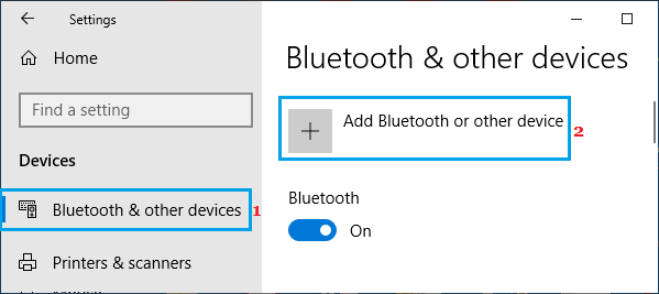Añadir la opción de Bluetooth en Windows