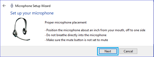 Configurar la pantalla del micrófono en Windows
