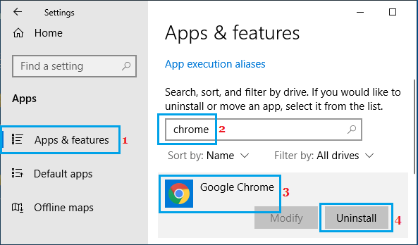 Desinstalar Chrome en un PC con Windows