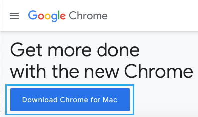Descargar Chrome para Mac