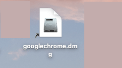 Abrir el archivo DMG de Google Chrome en Mac